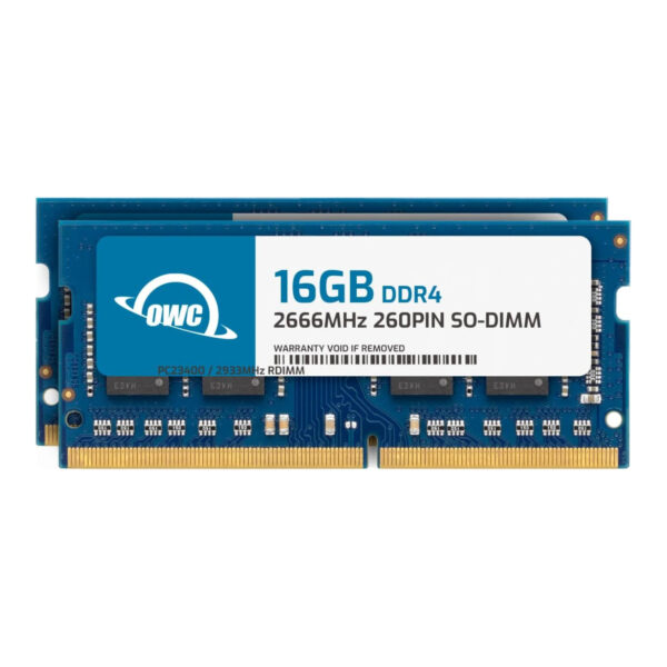 OWC2666DDR4S32P_OWC-32GB-DDR4-2666MHz-SODIMM-Memory-Upgrade-Kit-Mac-Mini-2018-iMac-2017-2020_wr_01a.jpg OWC 32GB DDR4 2666MHz SODIMM Memory Upgrade Kit (Mac Mini 20