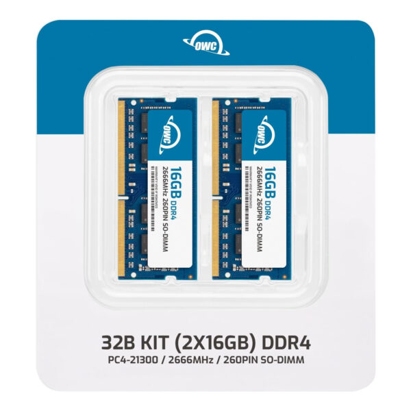OWC2666DDR4S32P_OWC-32GB-DDR4-2666MHz-SODIMM-Memory-Upgrade-Kit-Mac-Mini-2018-iMac-2017-2020_wr_04a.jpg OWC 32GB DDR4 2666MHz SODIMM Memory Upgrade Kit (Mac Mini 20