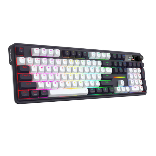 Redragon K762WB-RGB-PRO LCD Full-size Gasket Mechanical Keyb