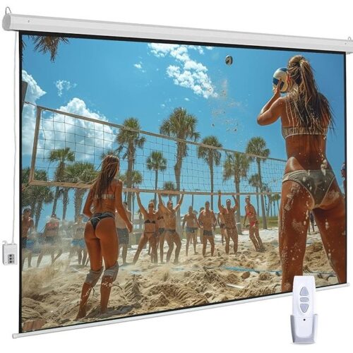 PROJECTOR SCREEN 100-inch WITH REMOTE