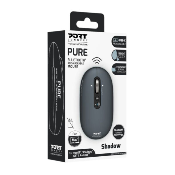 Port Connect PURE MAC Rechargeable Wireless and Bluetooth Mo