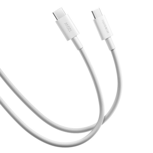 Xiaomi USB4 6A USB Type-C To USB Type-C Braided Cable 2m- (1