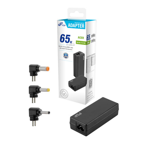 PNA0652521_FSP-NB-65W-Acer-Notebook-Adapter_wr_01.jpg FSP PRO 65W Universal Laptop Adapter