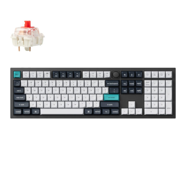 Q6M-M1_Keychron-Q6-Max-QMK-VIA-Wireless-Mechanical-Keyboard-Red-Switches_wr_01a.jpg Keychron Q6 Max 100% Full Assembled Knob Red Switch Hot-Swap