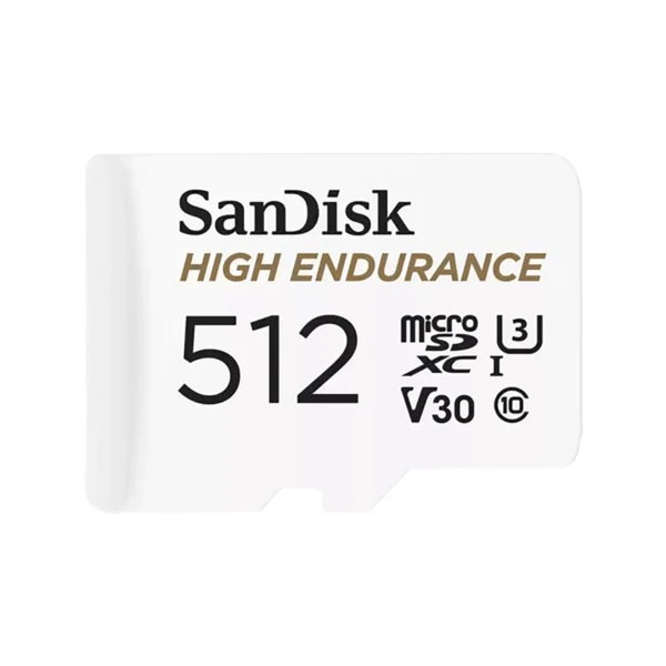 Sandisk High Endurance 512GB Class 10 MicroSDXC Card with Ad