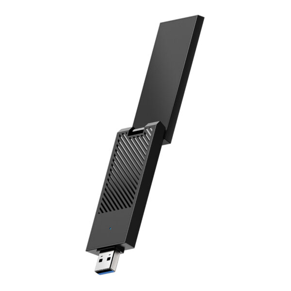 Cudy AX5400 Wi-Fi 6E USB 3.0 Tri-Band High-Gain Adapter-Blac