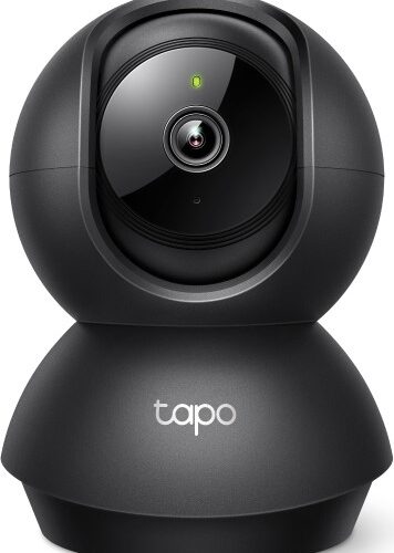 TP Link Pan or Tilt Home Security WiFi Camera Black