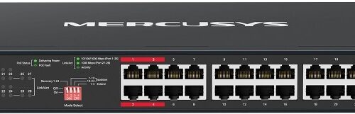 Mercusys 28 Port Gigabit Rackmount Switch With 24 Port PoE P