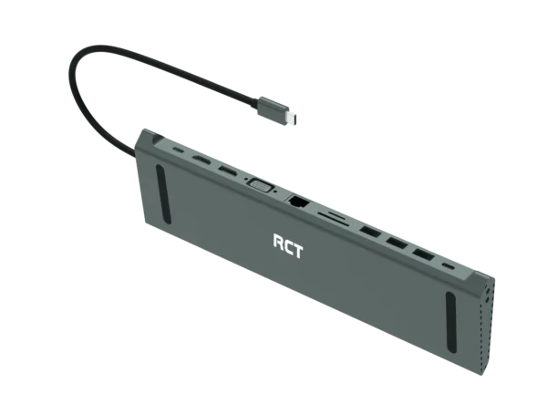 RCT 13-in-1 USB type C dock with MST function