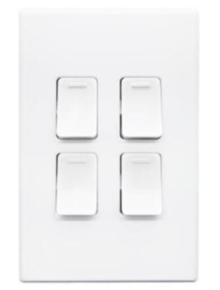 158.jpg WALL FOUR LEVER SWITCH