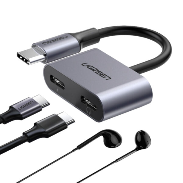 CM232-60165_UGREEN-USB-Type-C-Dual-Audio-Charging-Adapter_wr01.jpeg UGREEN USB Type-C Dual Audio and Charging Adapter (15W PD