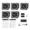 Antec Prizm 120 ARGB Case Fan 5 Pack + Controller