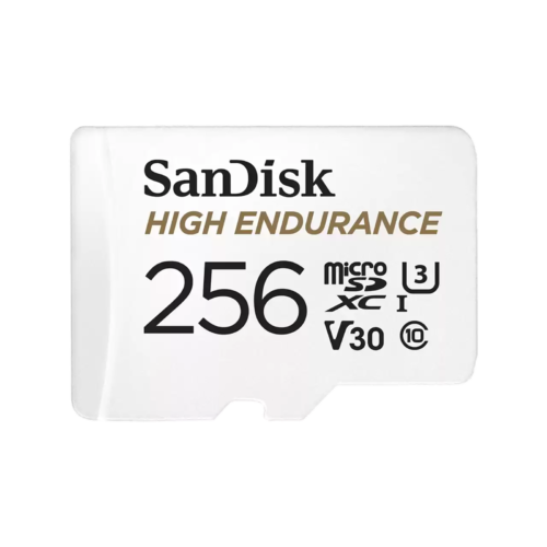 Sandisk High Endurance 256GB Class 10 MicroSDXC Card with Ad