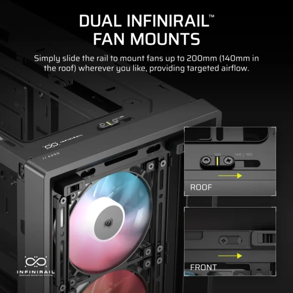 FRAME 4000D LCD RS ARGB Premium Mid-Tower PC Case