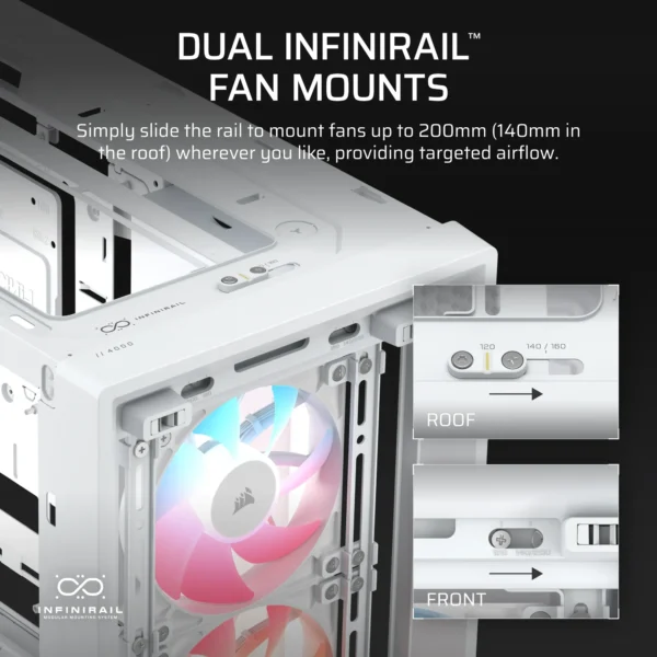 FRAME 4000D LCD RS ARGB Premium Mid-Tower PC Case