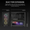 FRAME 4000D LCD RS ARGB Premium Mid-Tower PC Case