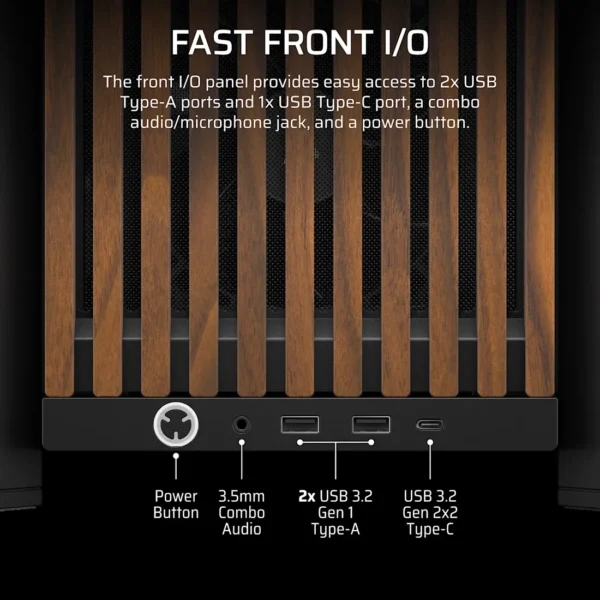 FRAME 4000D RS WOOD Modular High Airflow Mid-Tower PC Case