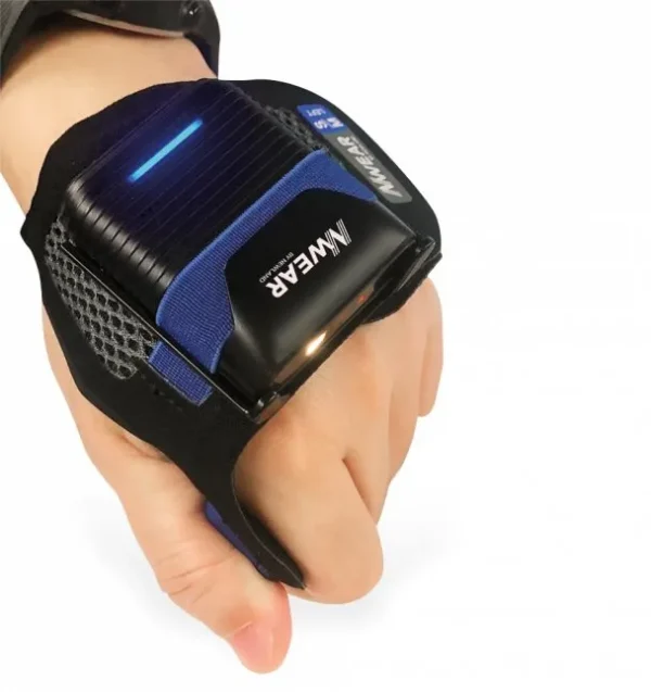 Hand mounted BT 5.0 with standard range 2D scanner. Laser Cr