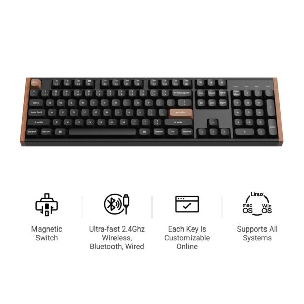 Keychron K10 HE 100% Wireless Magnetic Gaming Keyboard Nebul