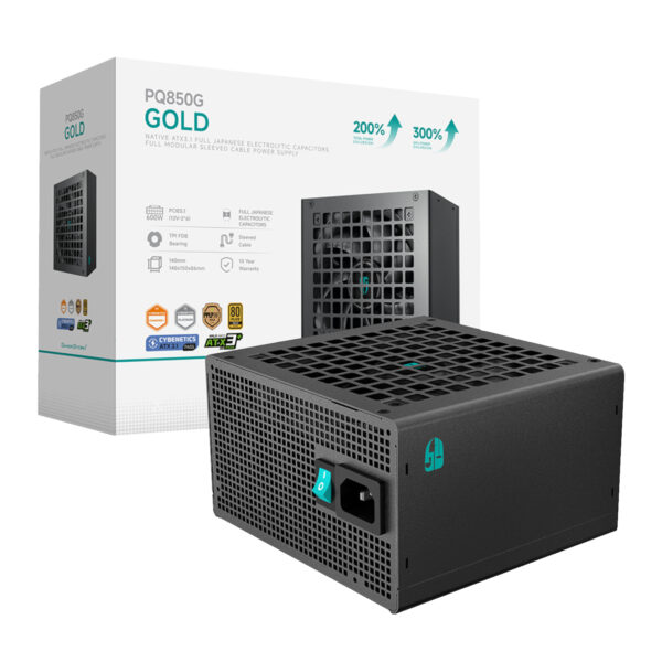 DeepCool PQ850G Series 850W 80 PLUS Gold Modular Power Suppl
