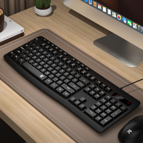 Redragon BK-7366 Full-size Ergonomic Wired Membrane Office K