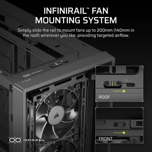 FRAME 4000D RS WOOD Modular High Airflow Mid-Tower PC Case