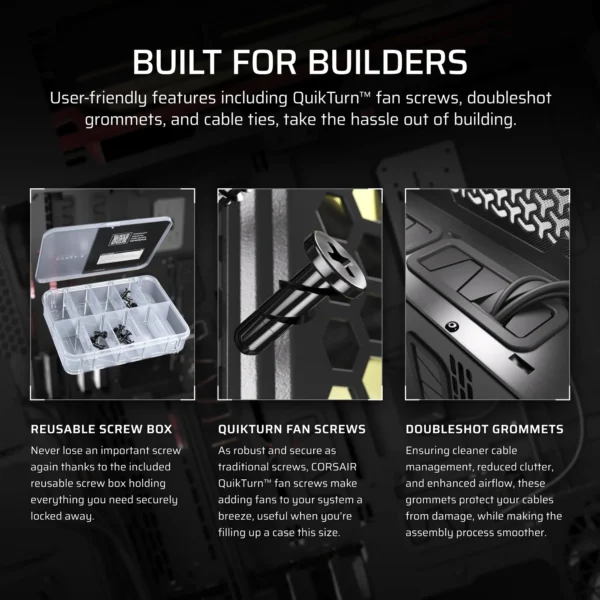iCUE LINK 9000D AIRFLOW Tempered Glass Super-Tower