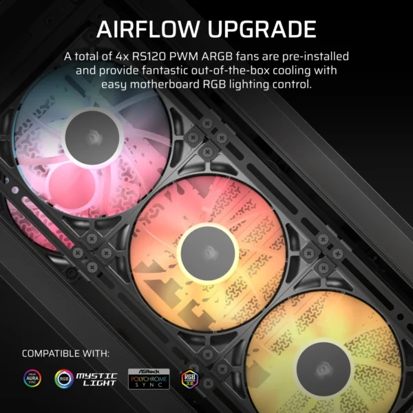 FRAME 4000D LCD RS ARGB Premium Mid-Tower PC Case