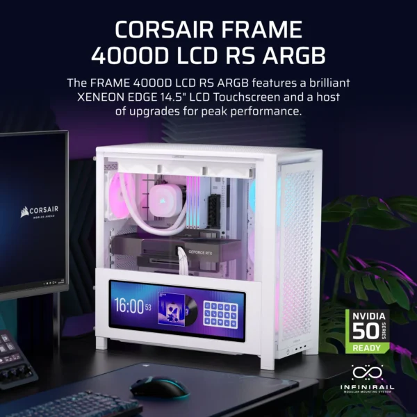 FRAME 4000D LCD RS ARGB Premium Mid-Tower PC Case