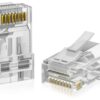 PASS THROUGH RJ45 CONNECTORS (100)