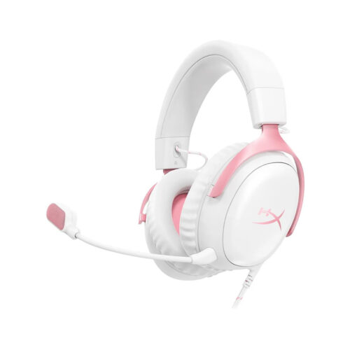 9W1Q4AA_6685.jpg HP HyperX Cloud III Wired Gaming Headset White & Pink