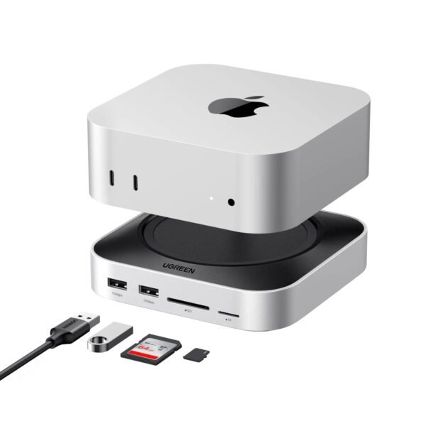 CM841-65487_UGREEN-Mac-Mini-M4-11-in-1-Dock-with-SSD-Enclosure-Silver_wr_01a.jpg UGREEN Mac mini M4 11-in-1 Dock with SSD Enclosure