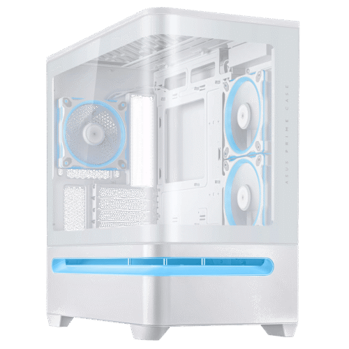 ASUS Prime AP202 ARGB mATX White Chassis
