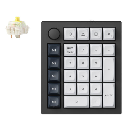 Q0M-M4_Keychron-Q0-Max-QMK-Gateron-Jupiter-Banana-RGB-Wireless-Custom-Number-Pad-Carbon-Black_wr_01a.jpg Keychron Q0 Max QMK Gateron Jupiter Banana RGB Wireless Cust