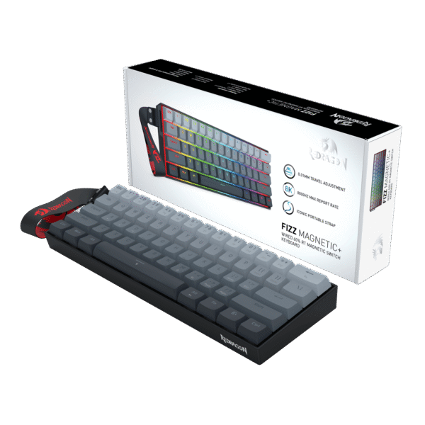 Redragon FIZZ Magnetic+ Wired 60% Gaming Keyboard