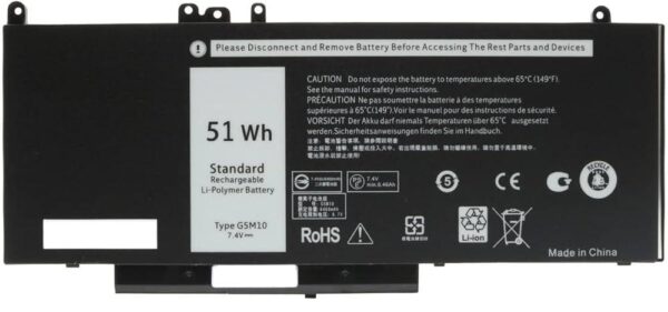 7.4V 51WH FOR DELL E5450