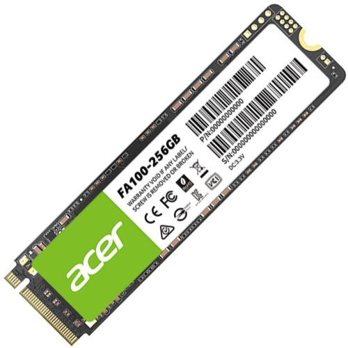 fa100-256gb.jpg 256GB M.2 NVME PCIE GEN3 X 4 SSD