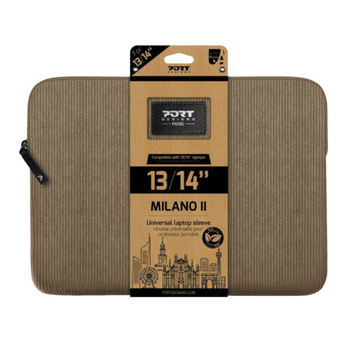 140723_Port-Designs-Milano-II-Eco-13-14-inch-Universal-Laptop-Sleeve-Desert-Brown_wr_01a.jpg Port Designs Milano II Eco 13/14-inch Universal Laptop Sleev