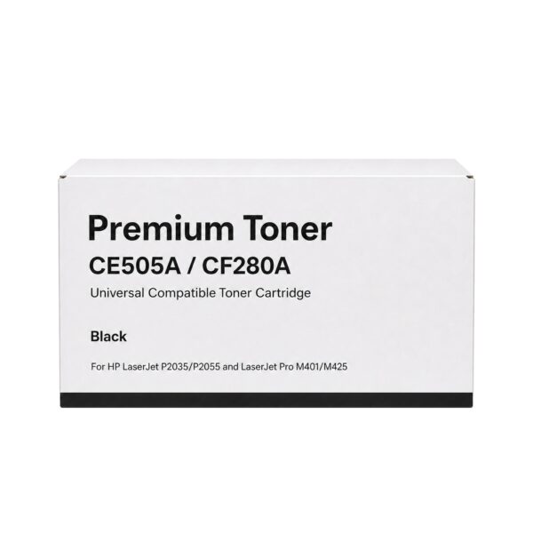 BLACK TONER FOR HP CE505A/CF280A