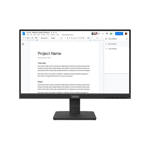 64CBKAR6SAR_579d.jpg Lenovo ThinkVision S22-4e 21.5-inch IPS 100Hz Monitor