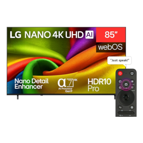 LG 85 Inch NU850B6LA NANO 4K UHD Smart TV LG 85 Inch NU850B6LA NANO 4K UHD Smart TV