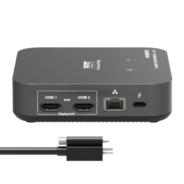Port Connect Multi-port USB Type-C 2x4K Office Docking Stati