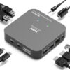 Port Connect Multi-port USB Type-C 2x4K Office Docking Stati