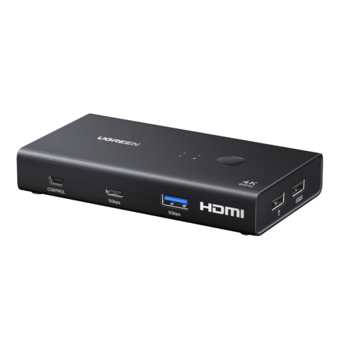 AK502-75246_UGREEN_HDMI_20_KVM_Switch_2_In_1_Out_wr_01.png UGreen HDMI 2.0 KVM Switch 2-In-1 Out