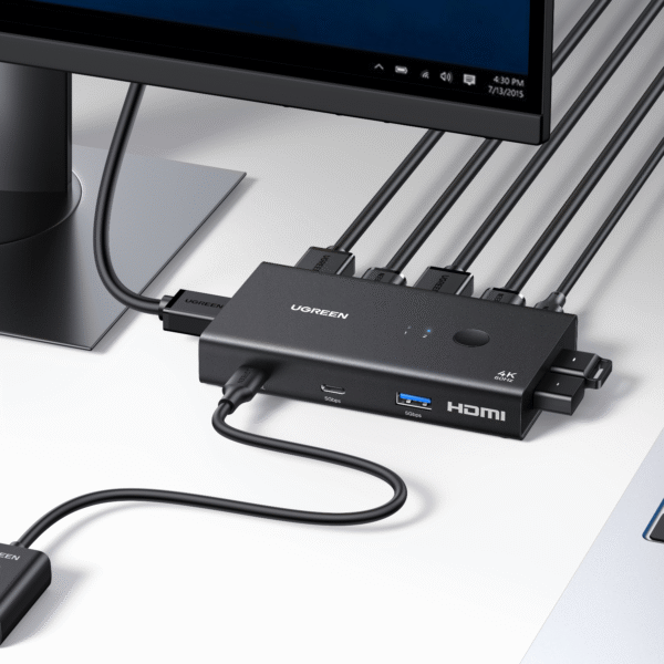 AK502-75246_UGREEN_HDMI_20_KVM_Switch_2_In_1_Out_wr_05.png UGreen HDMI 2.0 KVM Switch 2-In-1 Out