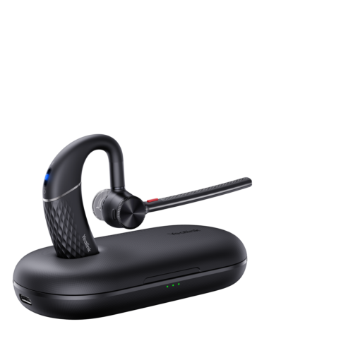 Yealink BH71 Pro Mono Bluetooth Headset with Portable Charging Case and BT51 dongle USB-C/A