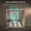 AIR 5400 RS-R ARGB Triple Chamber Mid-Tower PC Case