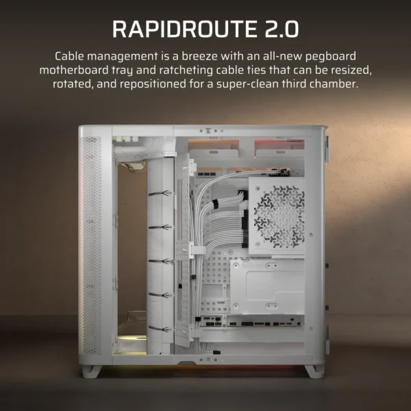 AIR 5400 RS-R ARGB Triple Chamber Mid-Tower PC Case