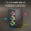 AIR 5400 LX-R RGB iCUE LINK Triple Chamber Mid-Tower PC Case