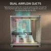 AIR 5400 LX-R RGB iCUE LINK Triple Chamber Mid-Tower PC Case